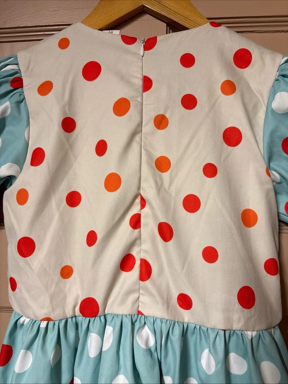 Joketiger Girls Size 8 Short Sleeve Dress Halloween Christmas Polka Dots Party